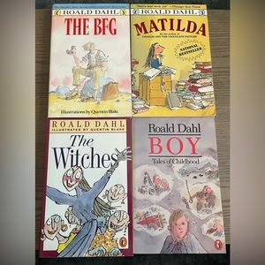 Collection of 4 Roald Dahl Paperback Books